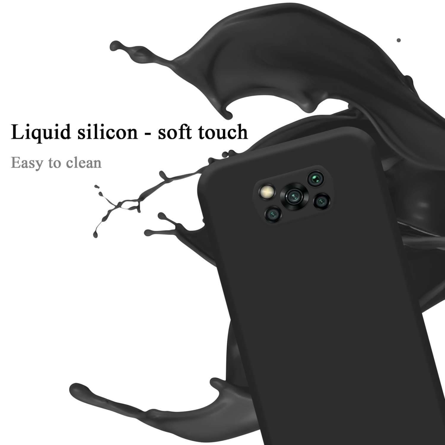 Cadorabo Handyhülle für Xiaomi POCO X3 NFC Hülle Xiaomi POCO X3 NFC, Flexible Hülle TPU Silikon Schutzhülle Back Cover Case