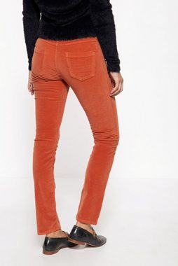 ATT Jeans Röhrenhose Belinda Velvet mit Samt-Optik