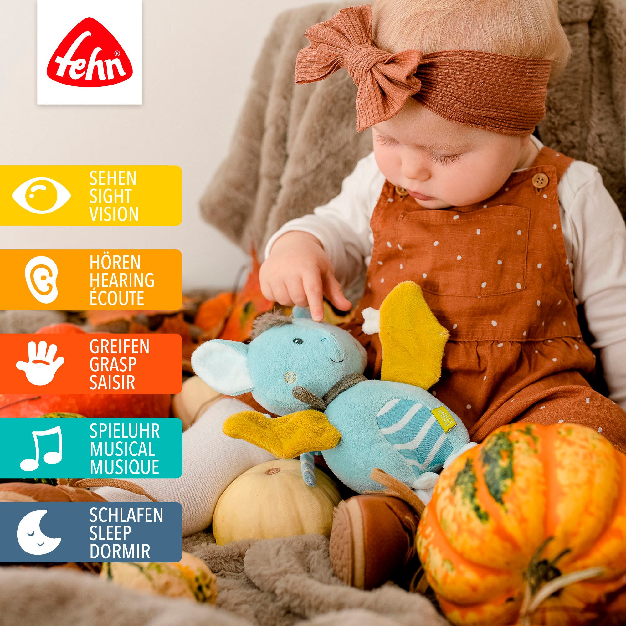 Fehn Spieluhr Little Castle, Fledermaus günstig online kaufen