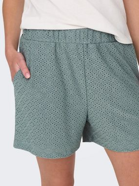 JDY Shorts CATHINKA (1-tlg) Lochmuster, Stickerei