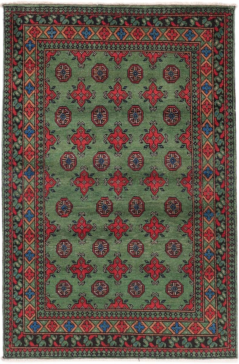 Orientteppich Afghan Akhche 121x183 Handgeknüpfter Orientteppich, Nain Trading, rechteckig, Höhe: 6 mm