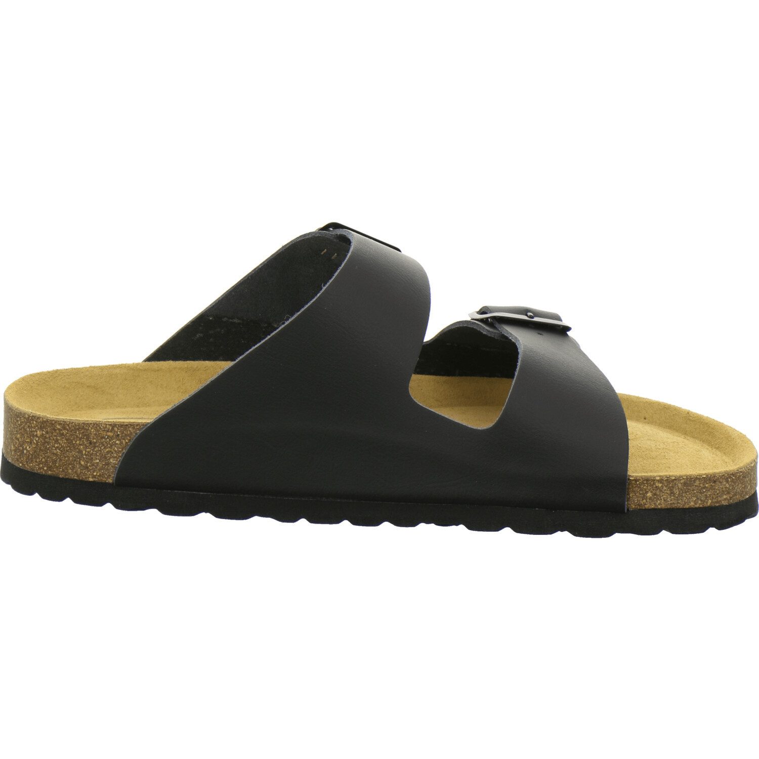 AFS-Schuhe 310023 Zweischnaller Pantolette für Herren mit Fußbett, bequeme Sandalen aus Leder