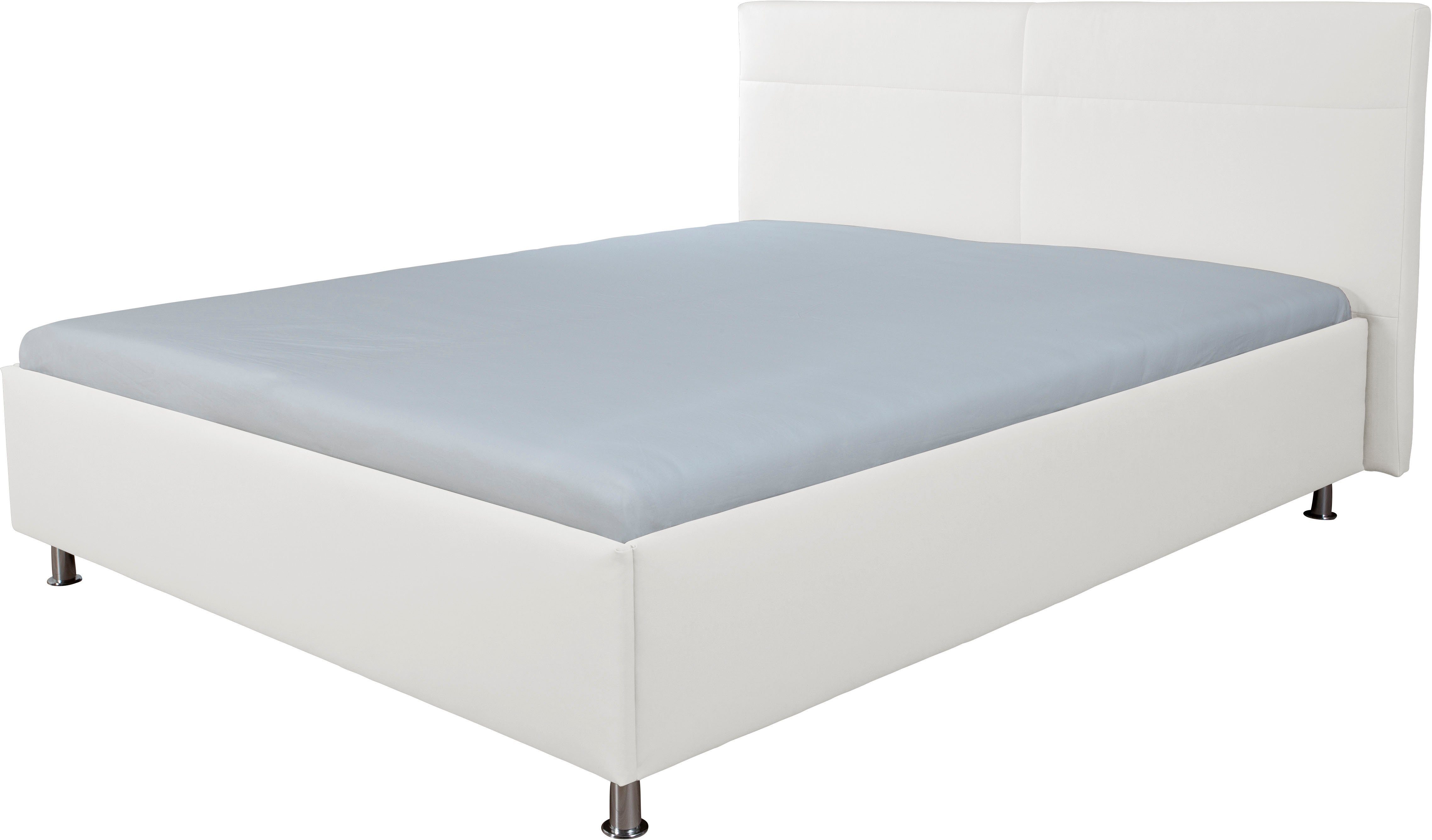 alina Polsterbett Steven, wahlweise mit Matratze und Lattenrost, in diversen Ausführungen