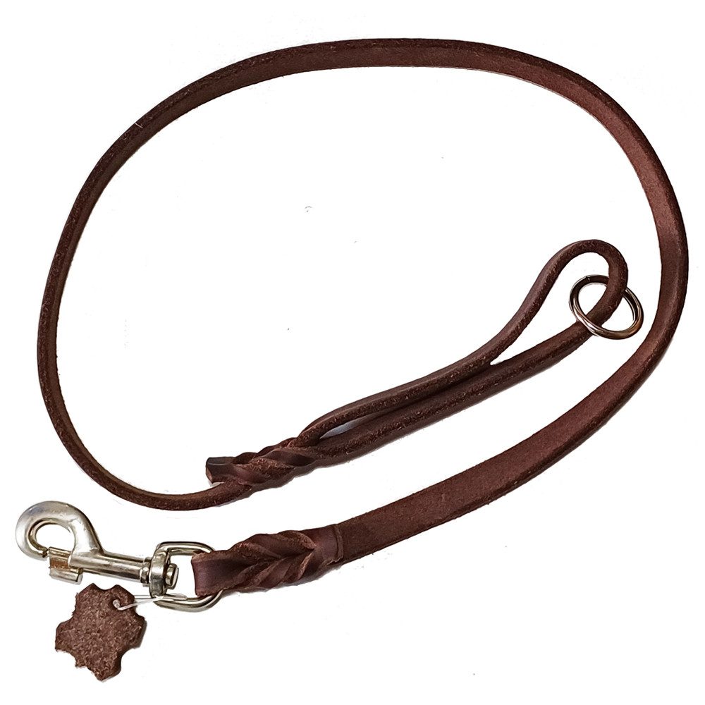 Activity4Dogs Hundeleine große Hunde Leder 1m Trainigsleine Schauleine