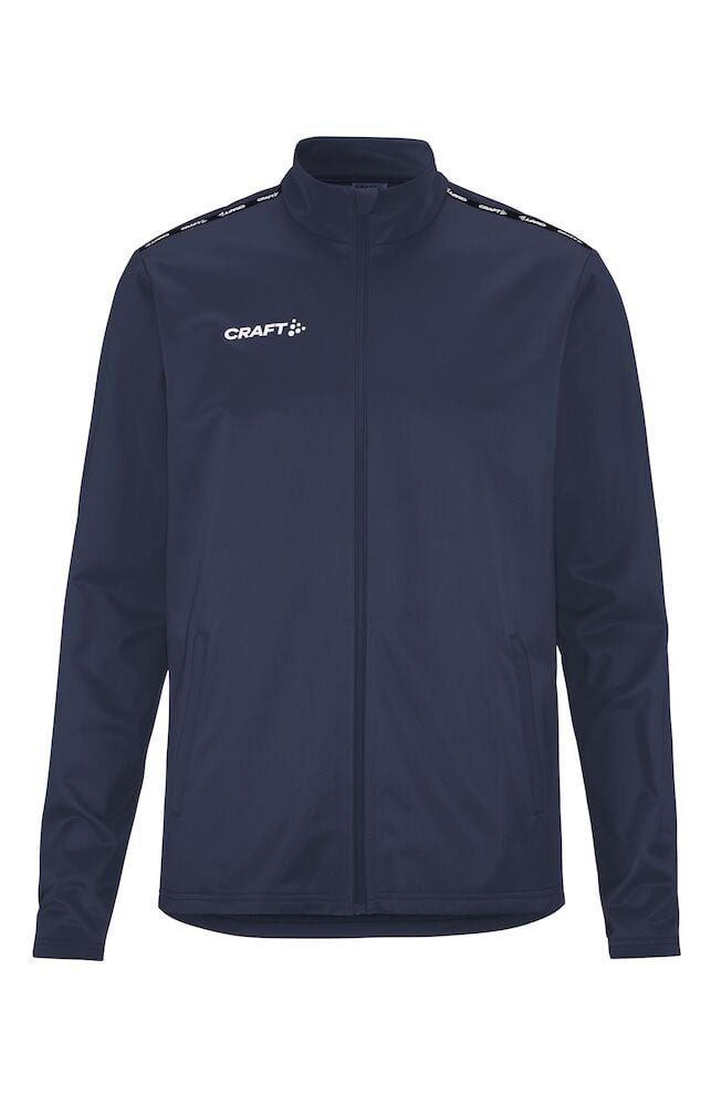 Craft Trainingsjacke Squad Go Full Zip (Seitentaschen mit Reißverschluss) navyblau Herren