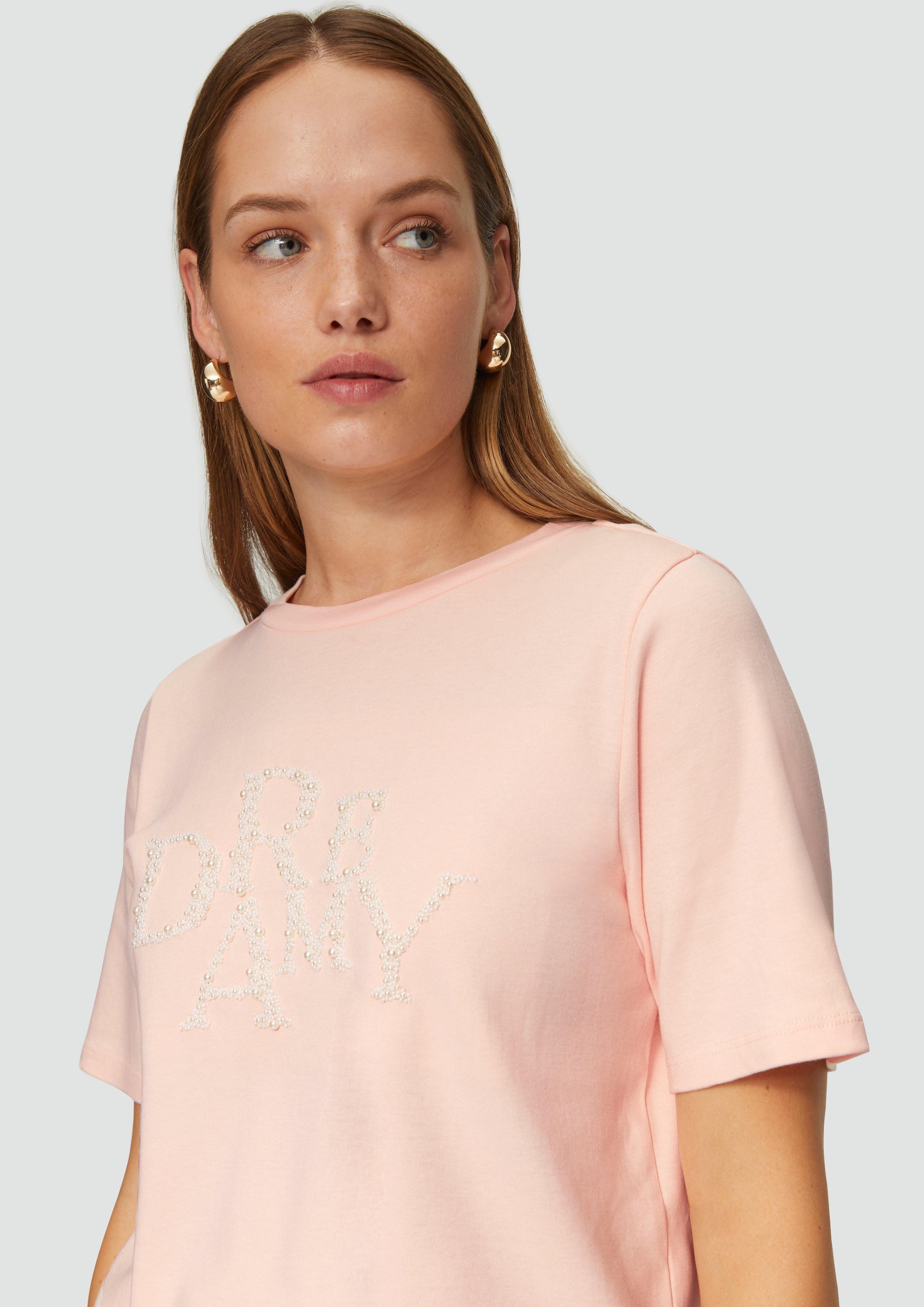 s.Oliver BLACK LABEL Kurzarmshirt Shirt mit günstig online kaufen