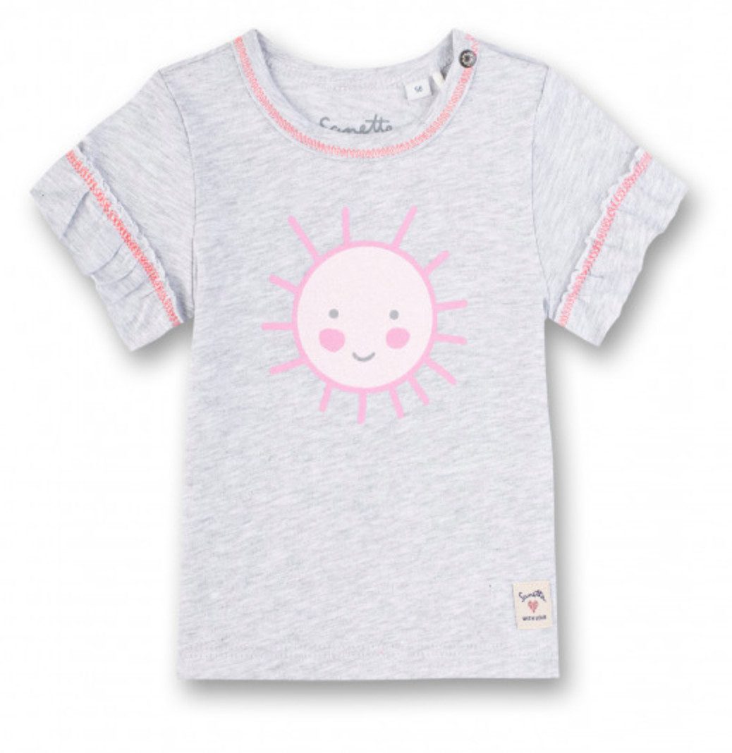 T-Shirt Baby Mädchen T-Shirt aus Baumwolle mit Sonnenmotiv
