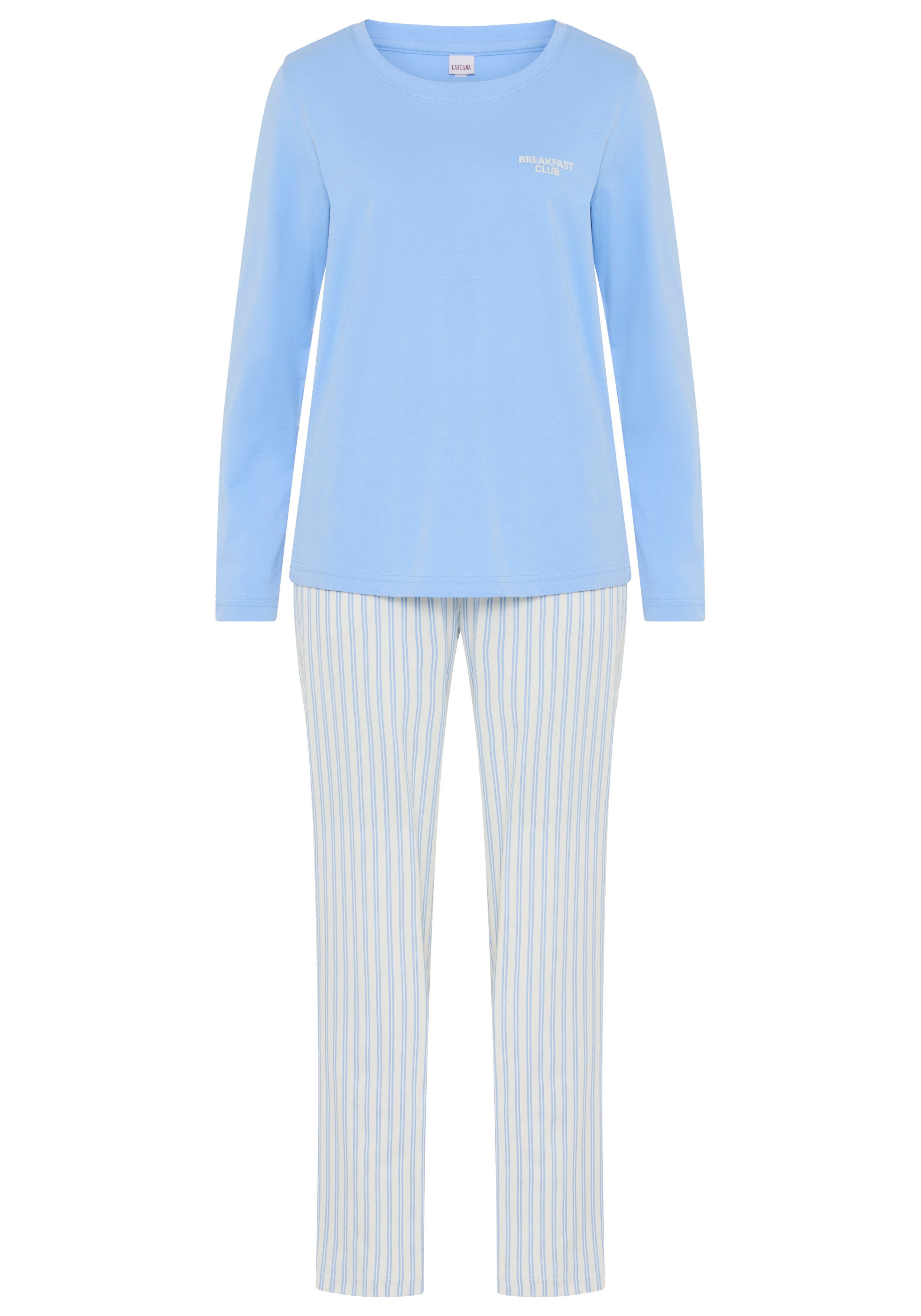 LSCN by LASCANA Schlafanzug (2 tlg) mit Front- und Back-Print – Bild 2 von 5