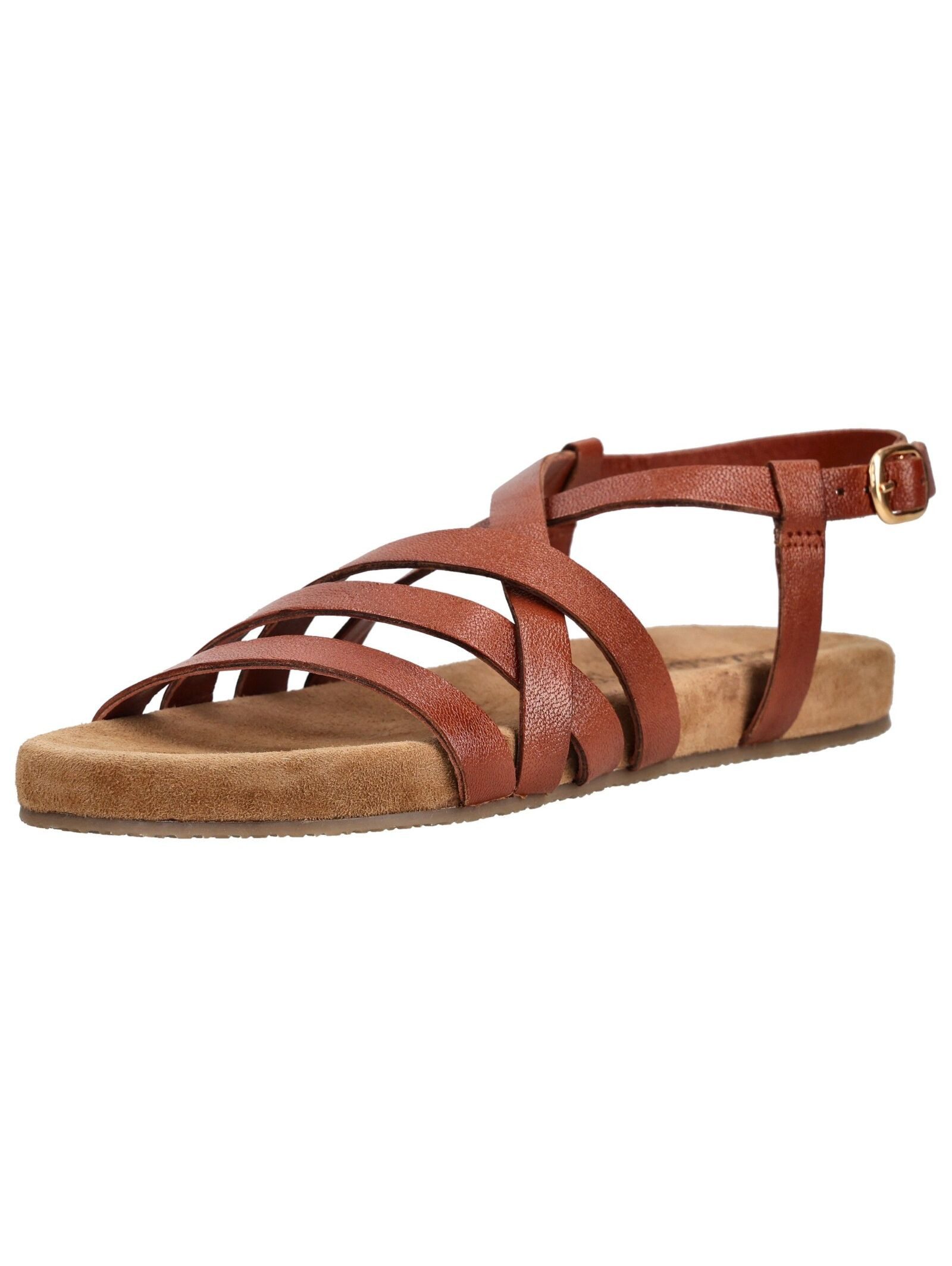 Lazamani Sandalen Leder/Textil Riemchensandale