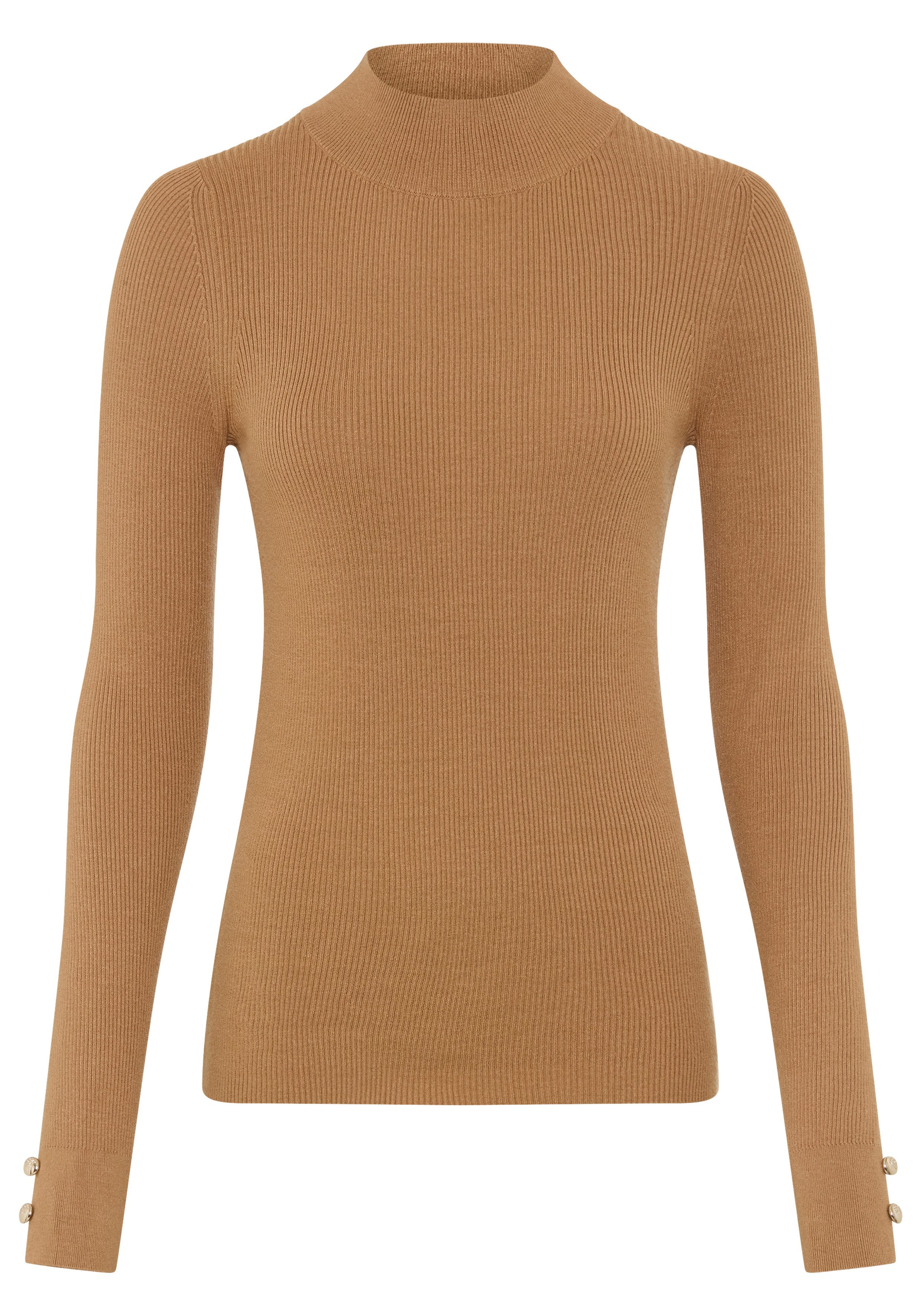JOOP! Stehkragenpullover Karisa Viskose-Mix Strick mit Stehkragen