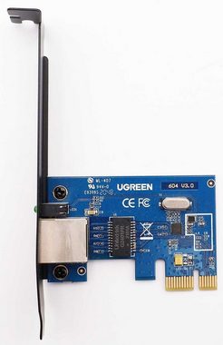 UGREEN UGREEN PCI Express 1000Mbps PCIe Netzwerkkarte Gigabit Ethernet LAN K Netzwerk-Adapter