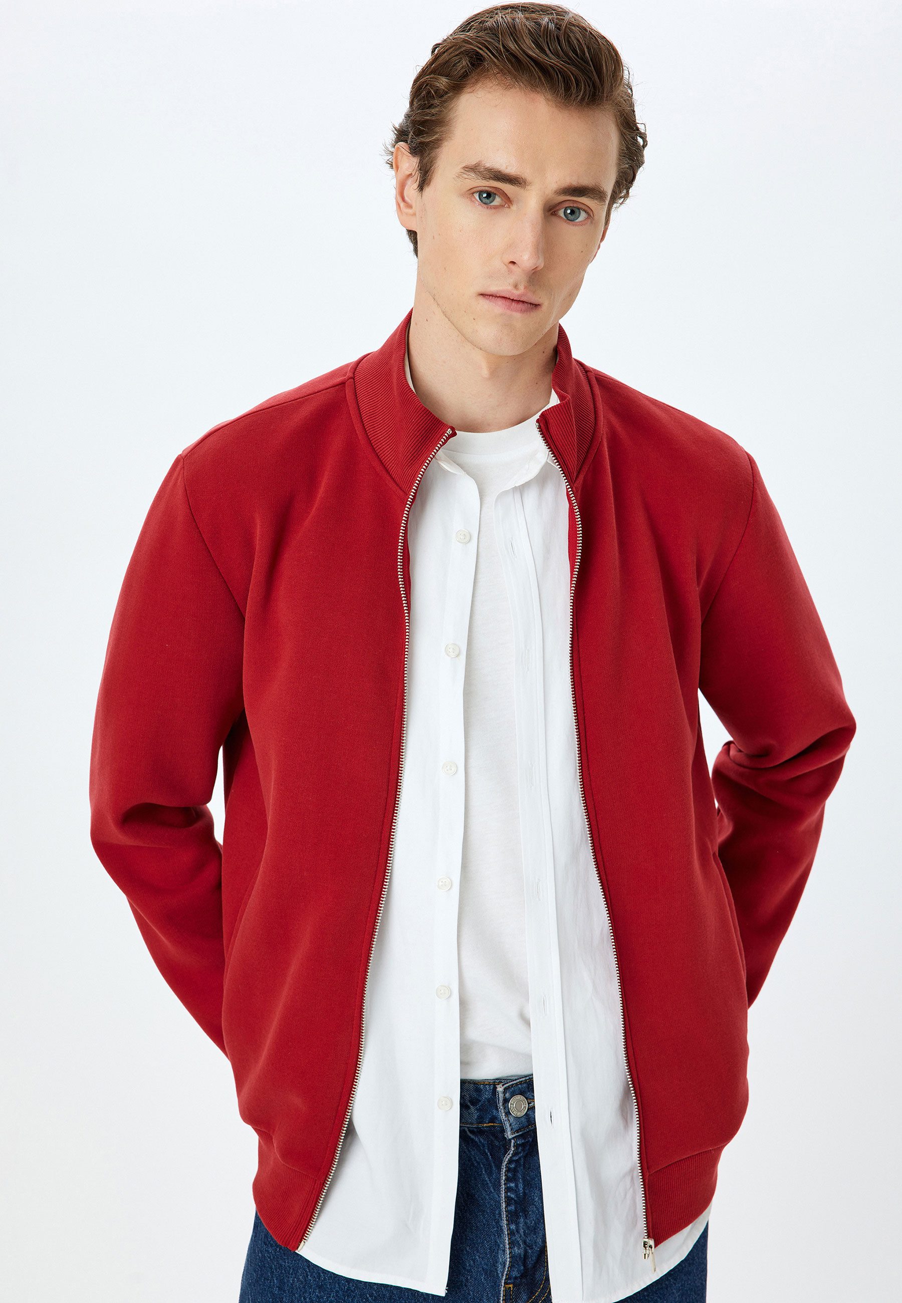 Cardigan Regular Normale Länge Cardigan