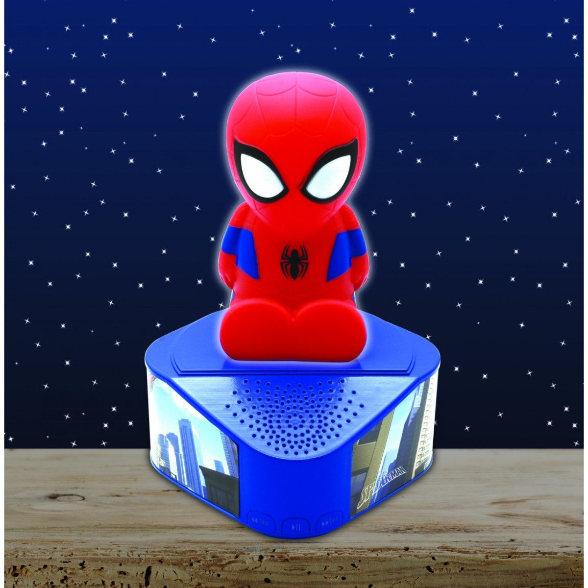 Spiderman Kinder Karaoke Player Bluetooth Musikbox 2 Mikrofonen Aufnahmefunktion Bluetooth-Lautsprecher