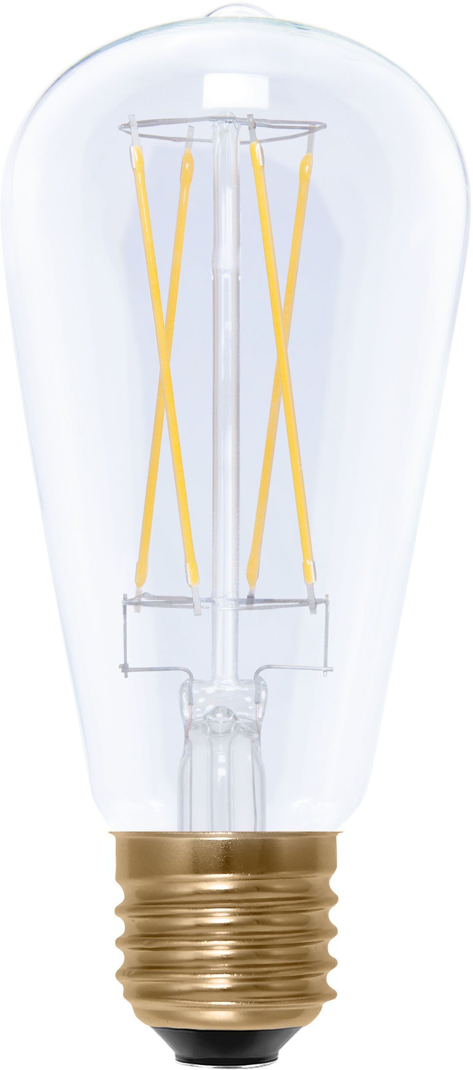 Rustika LED-Leuchtmittel E27, Warmweiß, E27, Style Rustika Long LED SEGULA Style, klar dimmbar, Long klar,