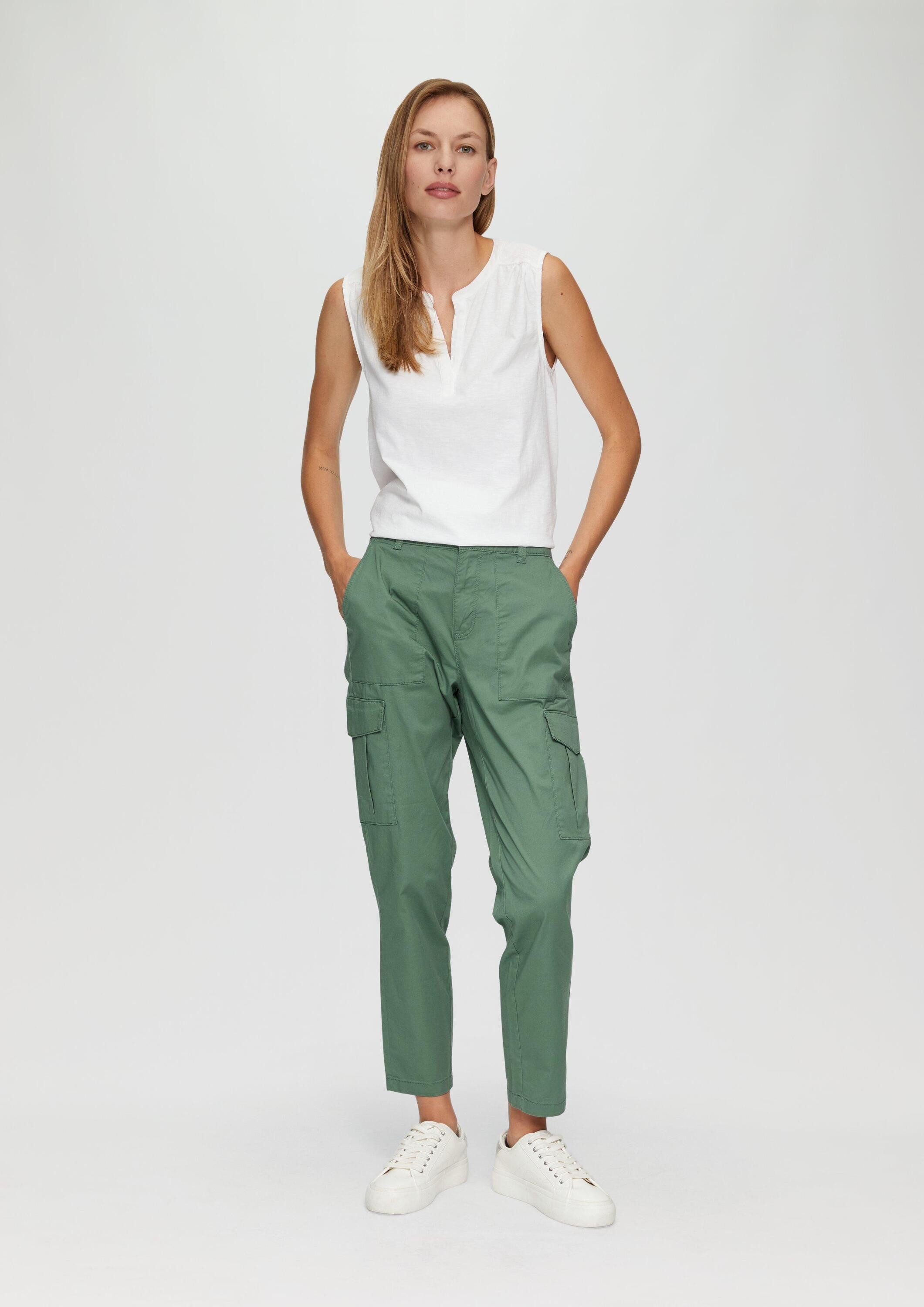 s.Oliver 7/8-Hose Hose Jogg Pants mit Cargotaschen