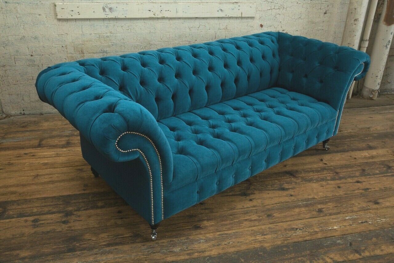 Couch Sofa Chesterfield-Sofa, JVmoebel Design Sitzer Chesterfield cm 3 225 Sofa