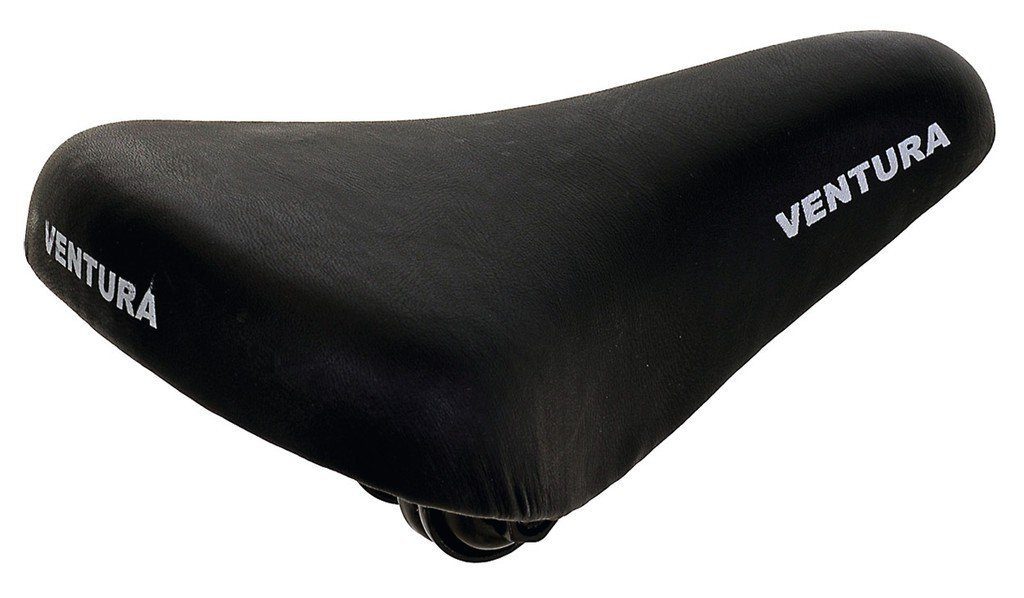 Kinder Sattel schwarz, Ventura gepolstert für Fahrradsattel 210x149mm, Ventura