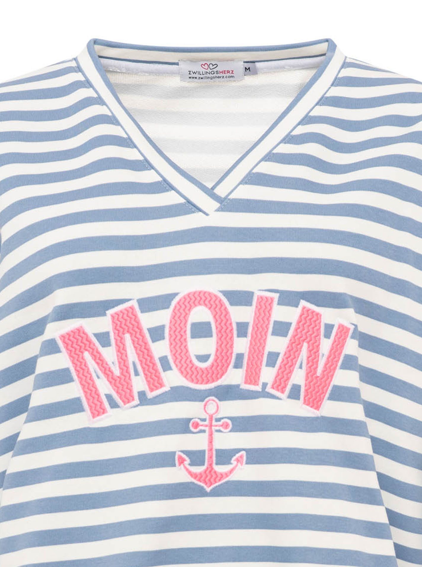 Hoodie "Streifen Moin"