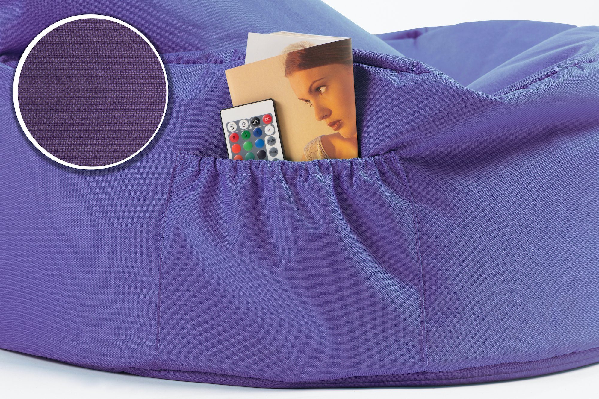 sunnypillow Sitzsack Gaming Sitzsack XXL mit Styropor Füllung für Kinder & Erwachsene