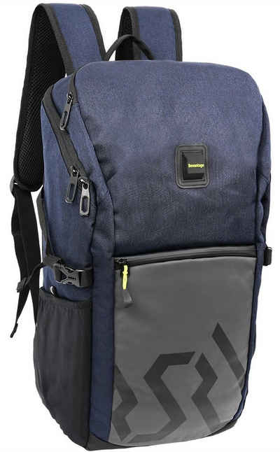 NULSTA Freizeitrucksack (Sport und Fitnesstasche mit Tasche und Computerfach), Reiserucksack, leichte Unisex-Reisetasche