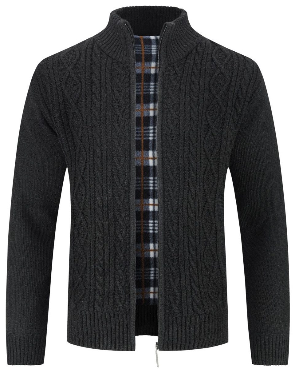 Allthemen Cardigan mit Stehkragen Herren warme günstig online kaufen