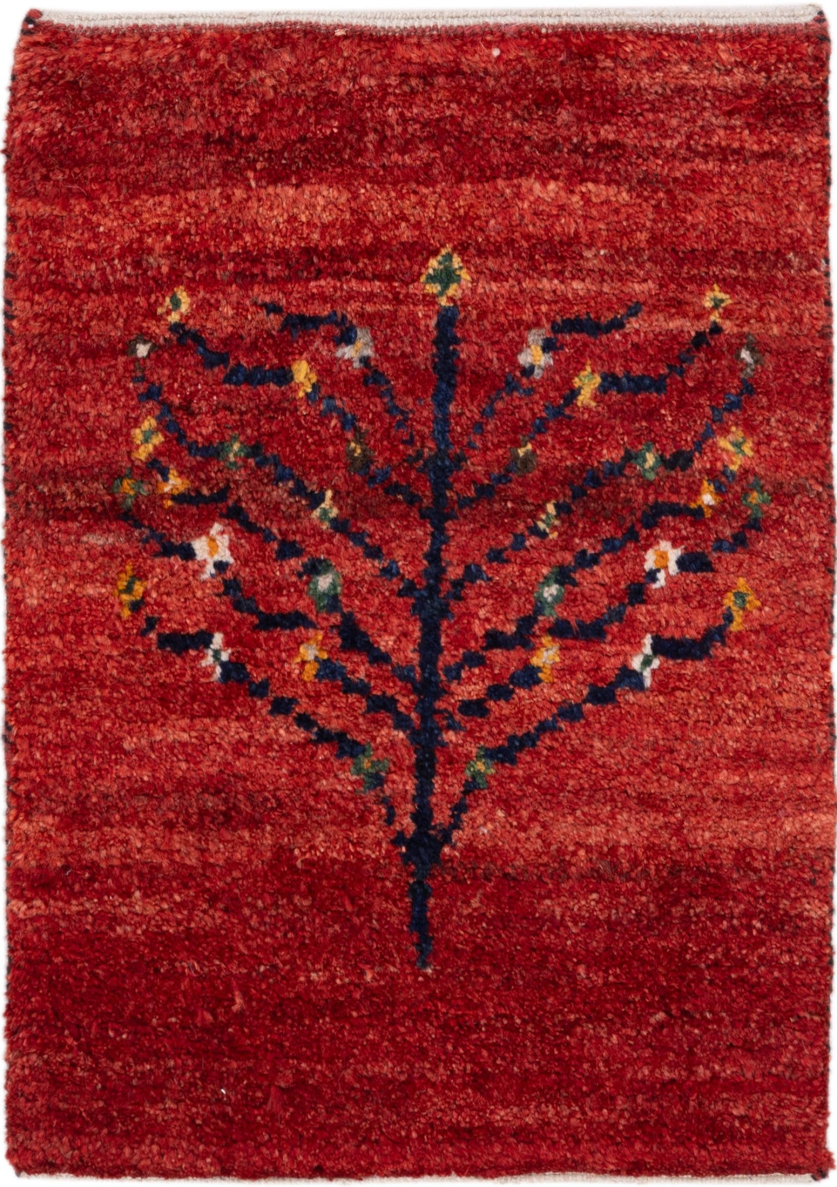 Orientteppich Perser Gabbeh Kashkuli 41x61 Handgeknüpfter Moderner Orientteppich /