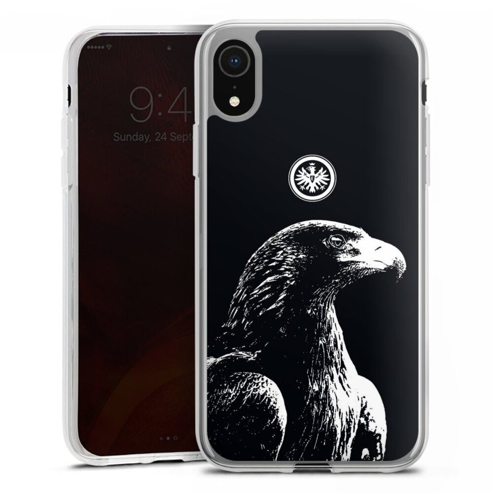 DeinDesign Handyhülle Eintracht Frankfurt Offizielles Lizenzprodukt Attila SGE Attila, Apple iPhone Xr Silikon Hülle Bumper Case Handy Schutzhülle