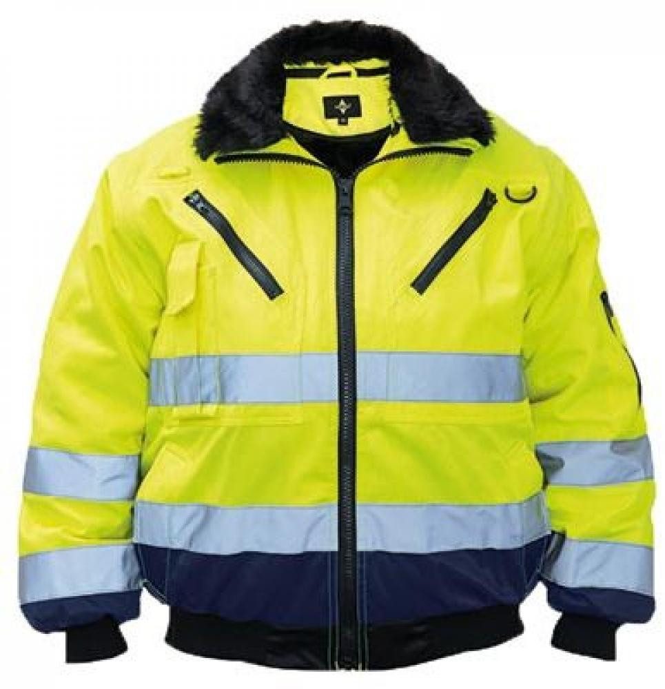 korntex Arbeitsjacke Robust 4-in-1 Hi-Vis Pilot Jacket Oslo Pilotenjacke