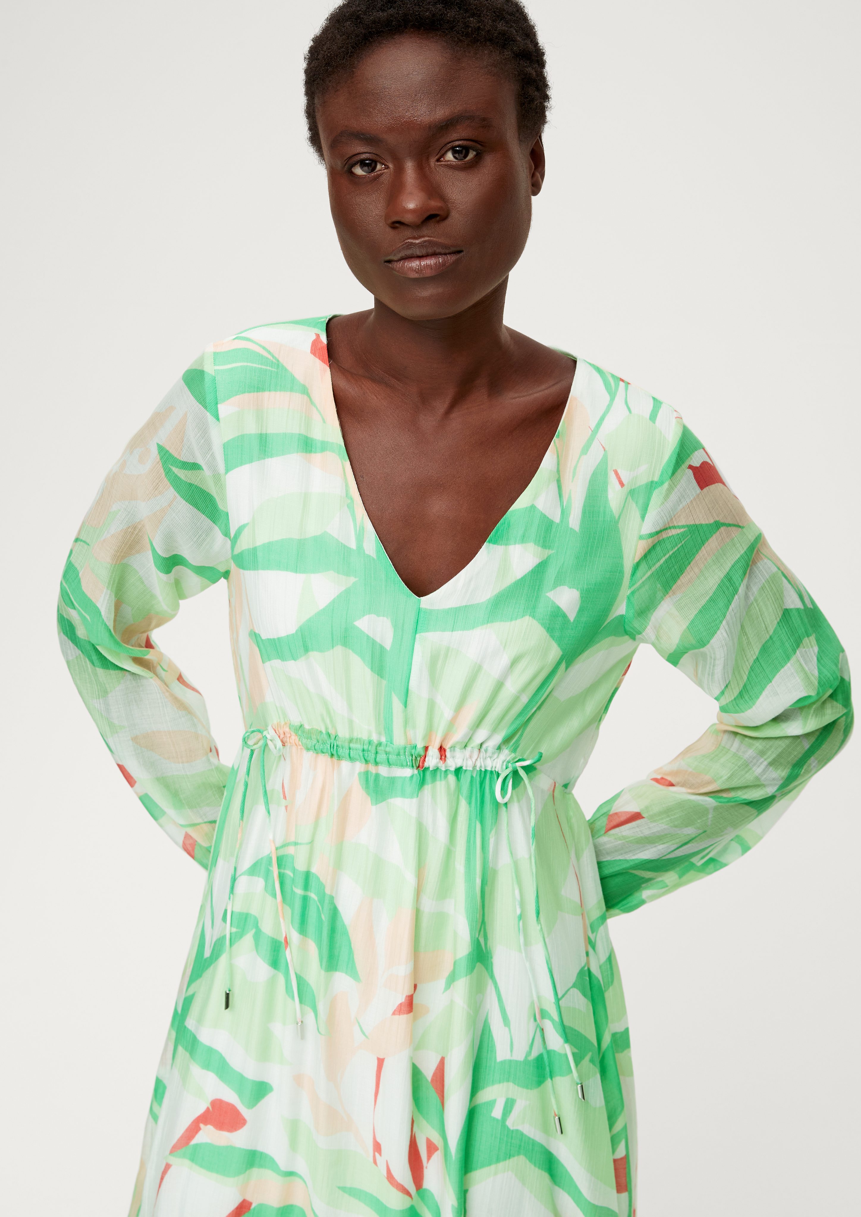 s.Oliver BLACK LABEL Maxikleid Maxikleid aus günstig online kaufen
