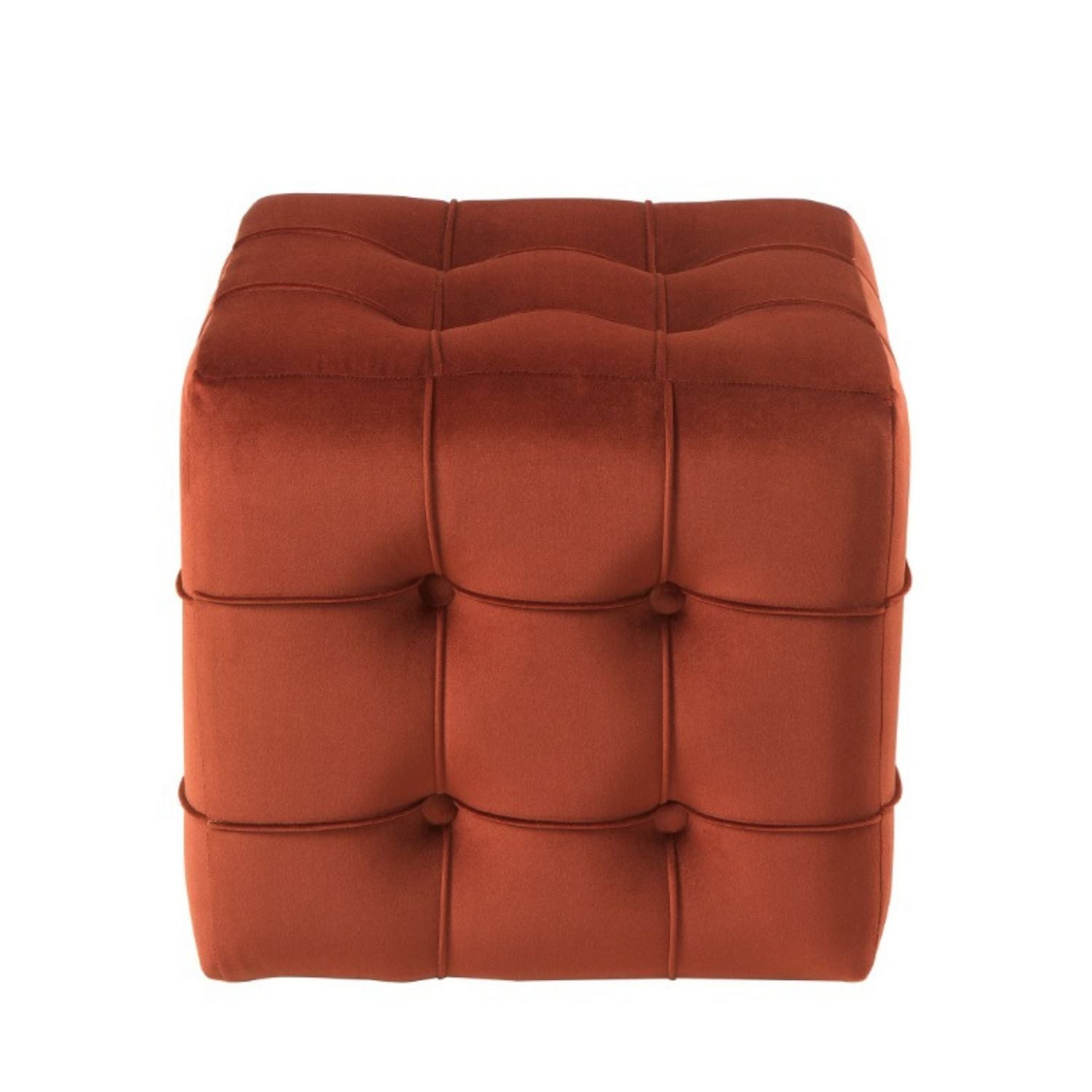 Skye Decor Pouf Lizbon (1-St), Samtiger Polsterpouf