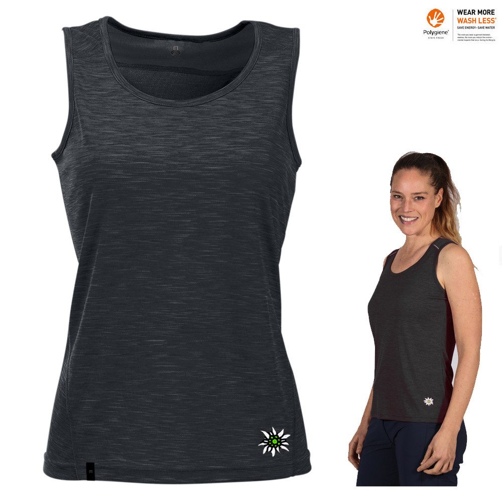 Kurzarmshirt Maul - Damen Allround Tank Top Shirt BEJA XT FRESH, schwarz