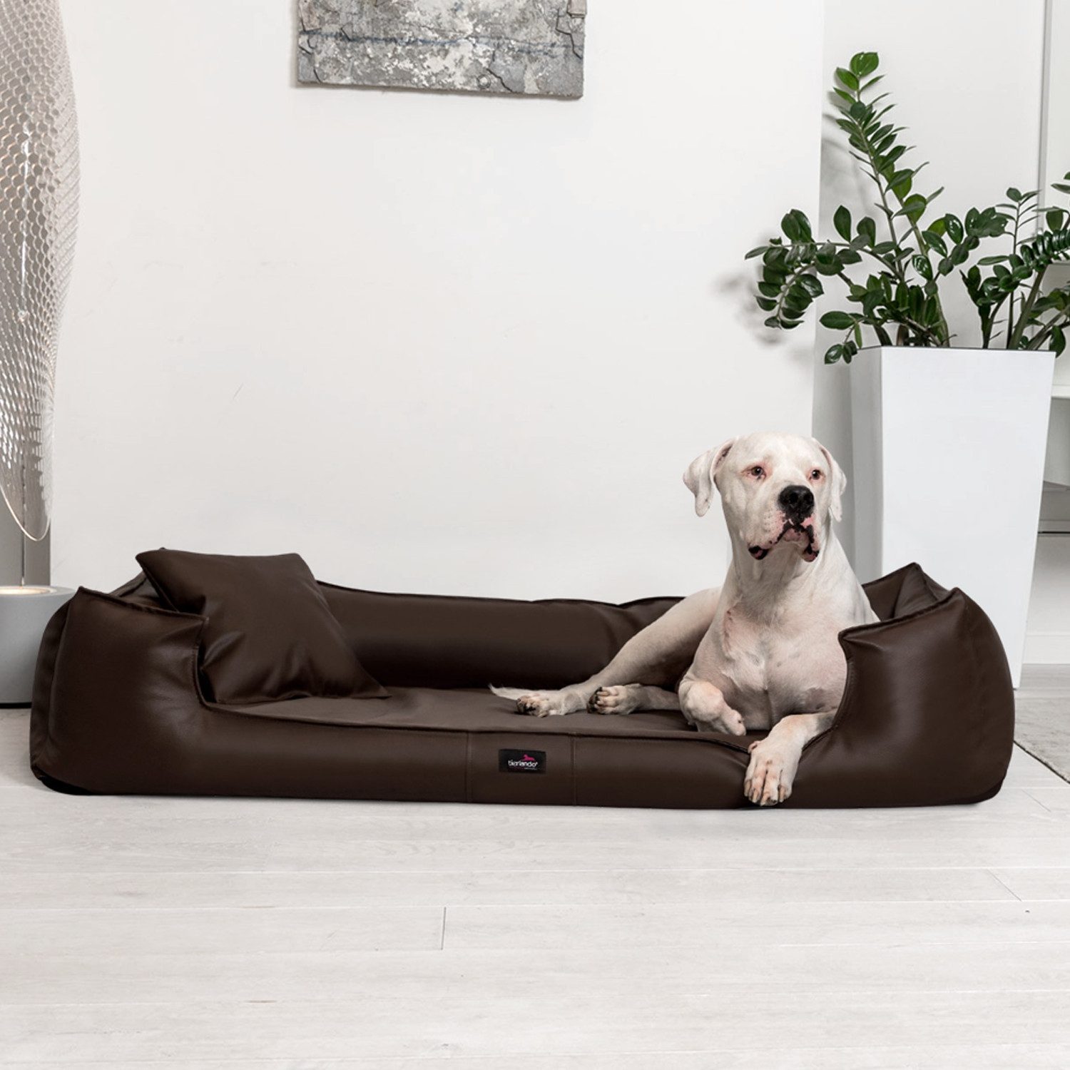 tierlando® Tierbett Orthopädisches Hundebett GOOFY Kunstleder, Matratzensch günstig online kaufen