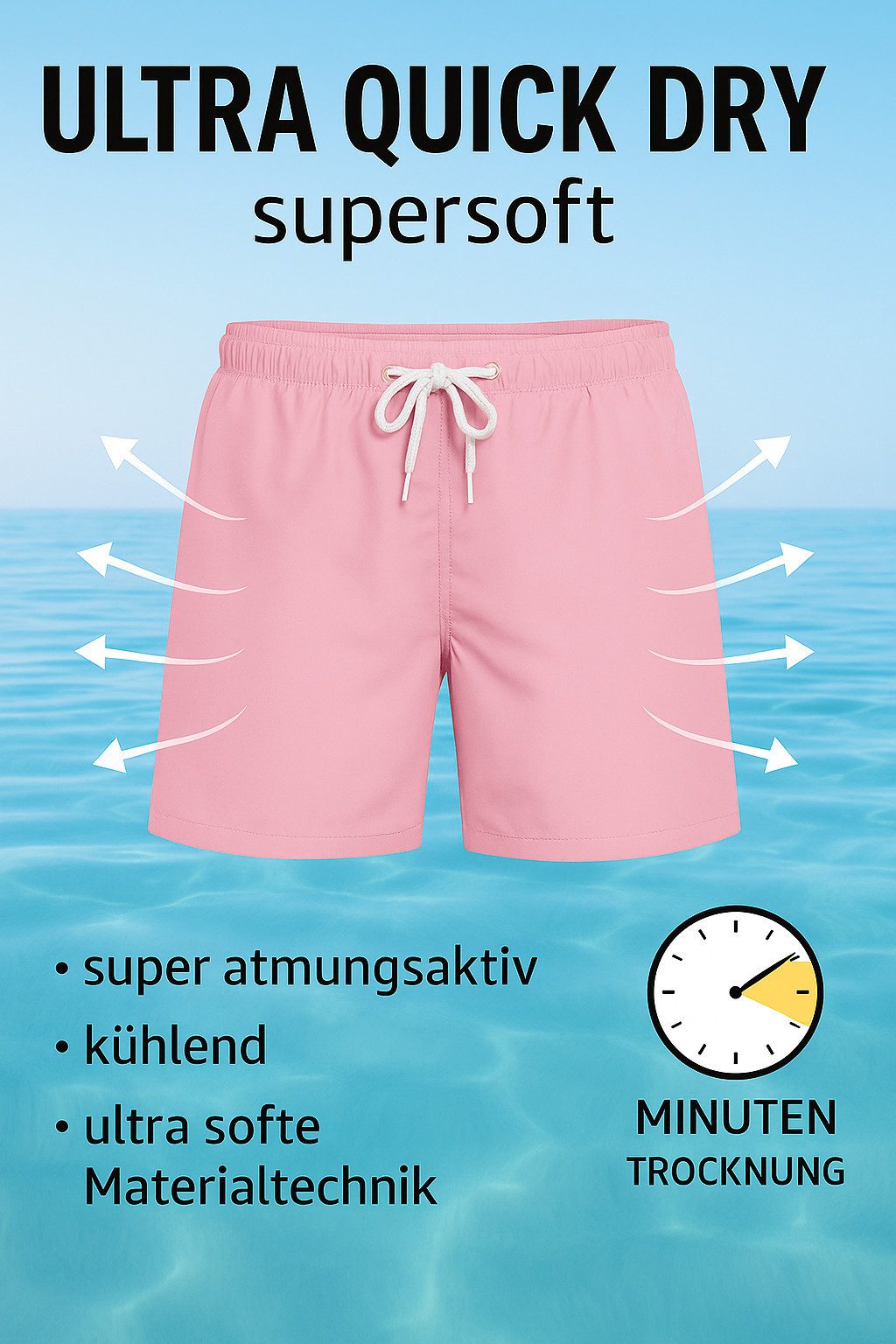 RedBridge Badeshorts Extrem schnelltrocknend – Atmungsaktiv, günstig online kaufen