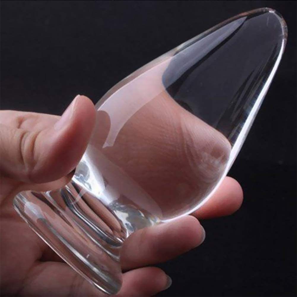 Sandritas Analplug Analplug cm Plug aus ø 4,5 Butt Qualitätsglas Durchsichtig Glas