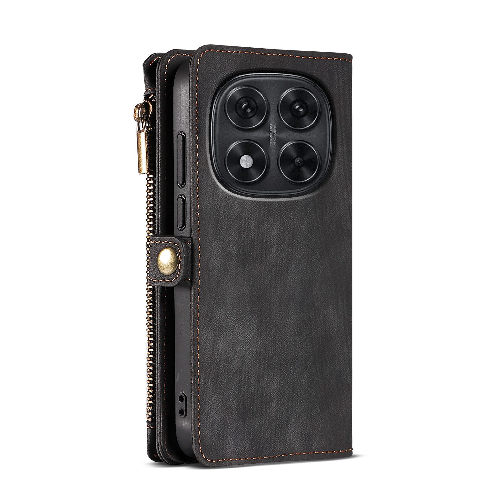 Tec-Expert Handyhülle Geldbörse Hülle mit RFID Schutz für Xiaomi Redmi Note 15 Pro 5G 6.83 Zoll, 6.83, Klapphülle Cover Case mit Kartenfach Geldfach Münzfach – Bild 5 von 5