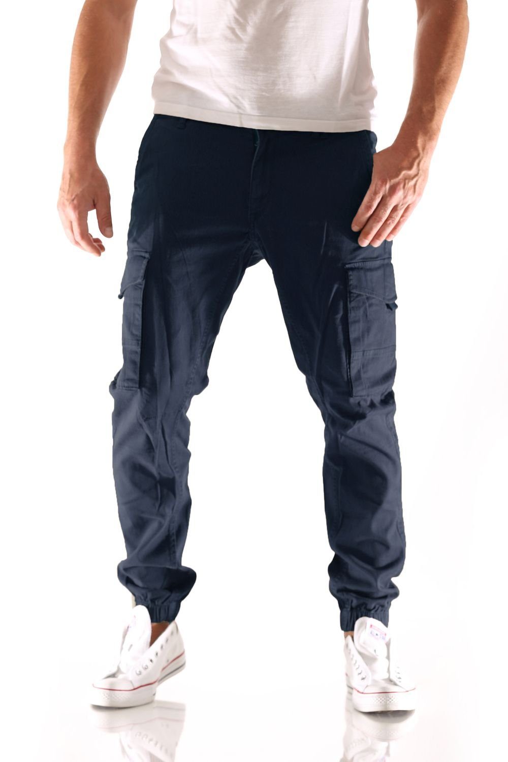 Jack & Jones Herren Cargohose JPSTPAUL JJFLAKE AKM 542 NAVY BLAZER -Tapered günstig online kaufen
