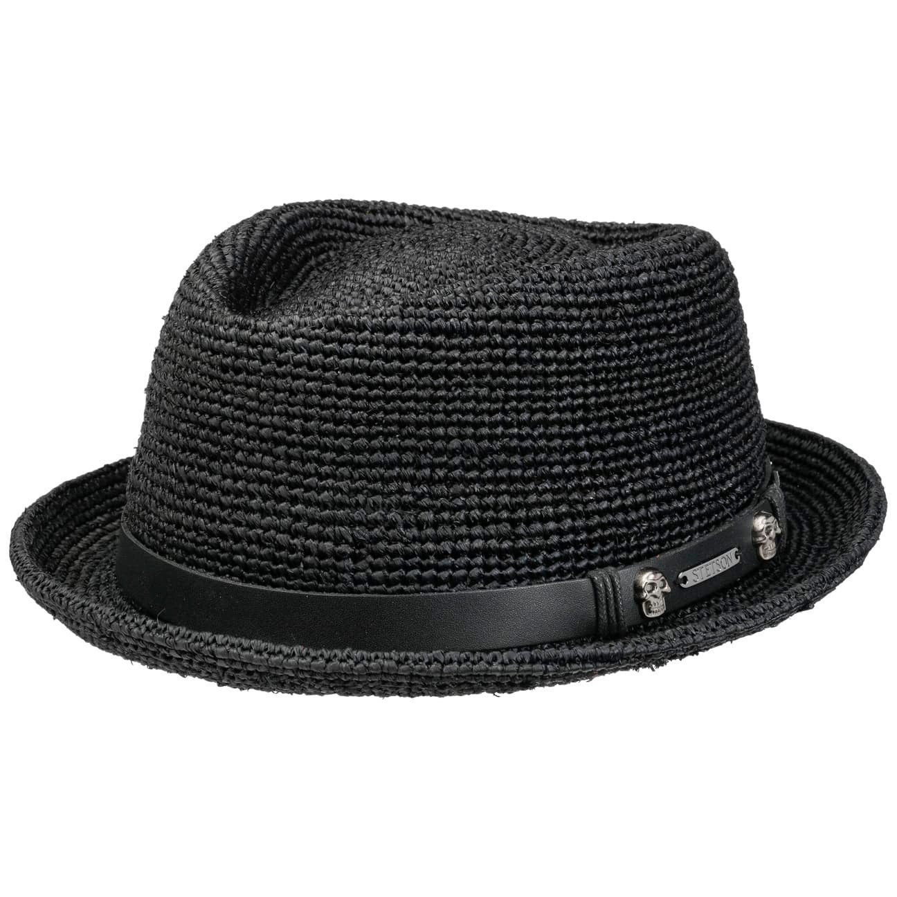 Stetson Sonnenhut (1-St) Strohhut mit Lederband