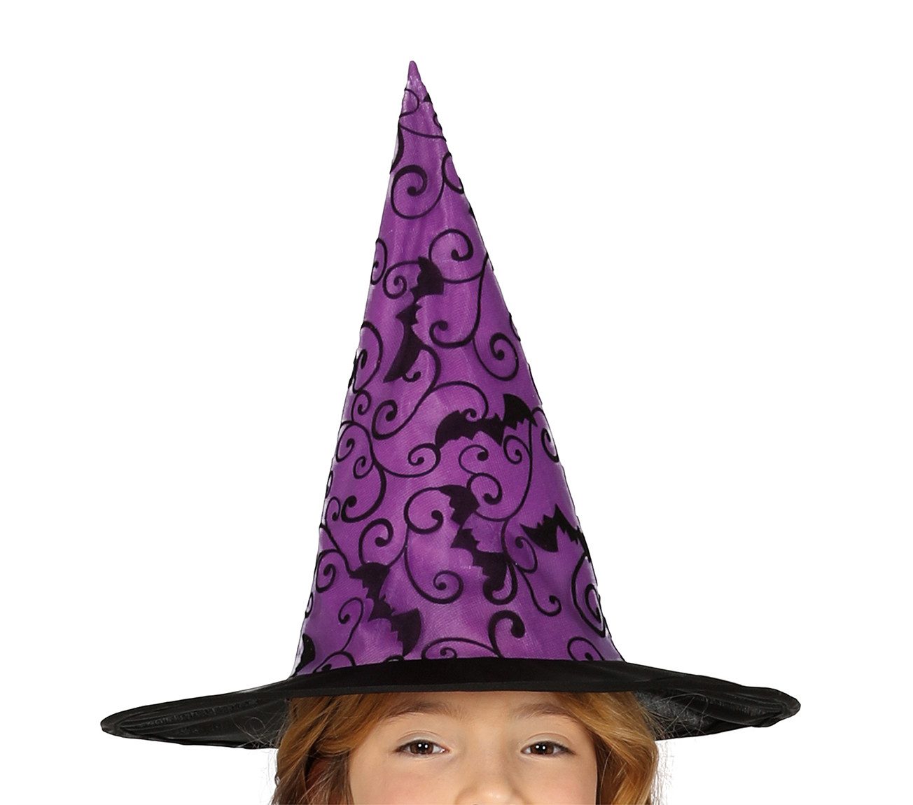 Fiestas Guirca Kostüm, Kleine lila Hexe für Kinder Hut und Kleid