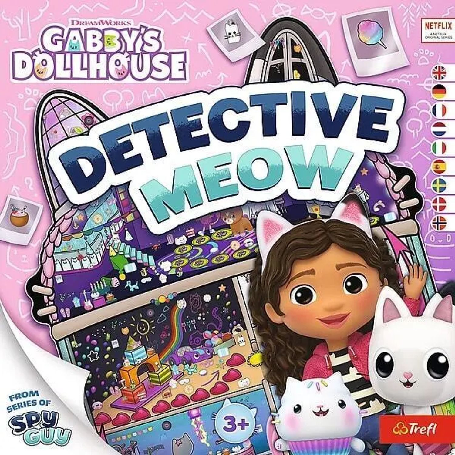 Trefl Spiel Gabby's Dollhouse Katzen Detektiv
