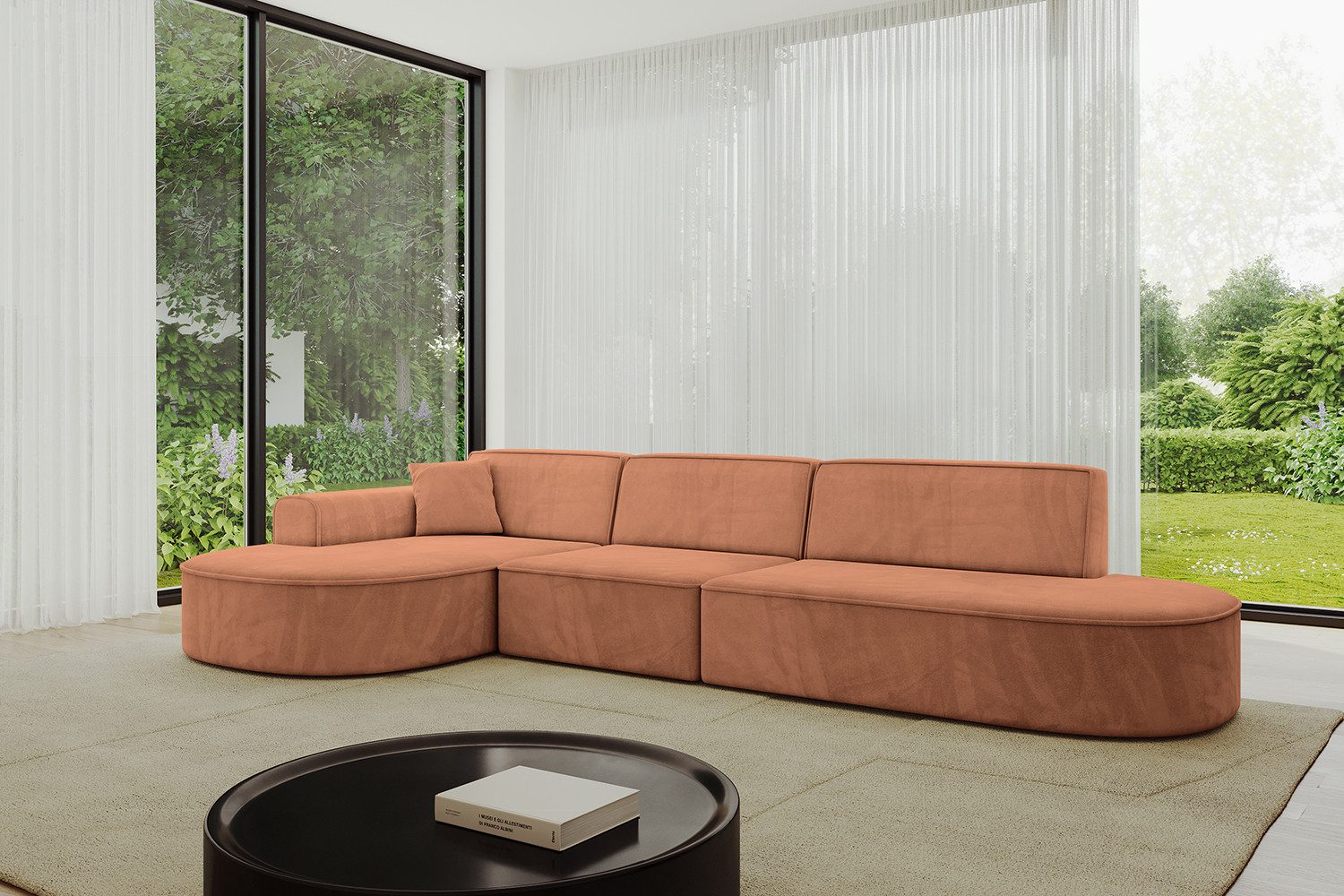 ALTDECOR Ecksofa MARI-L2, Sofa Praktische Bequeme Funktionsecke Couch L-Form Eckcouch, Corner Sofa L-Form Vielseitige Sofa Wohnlandschaft Wohnzimmer