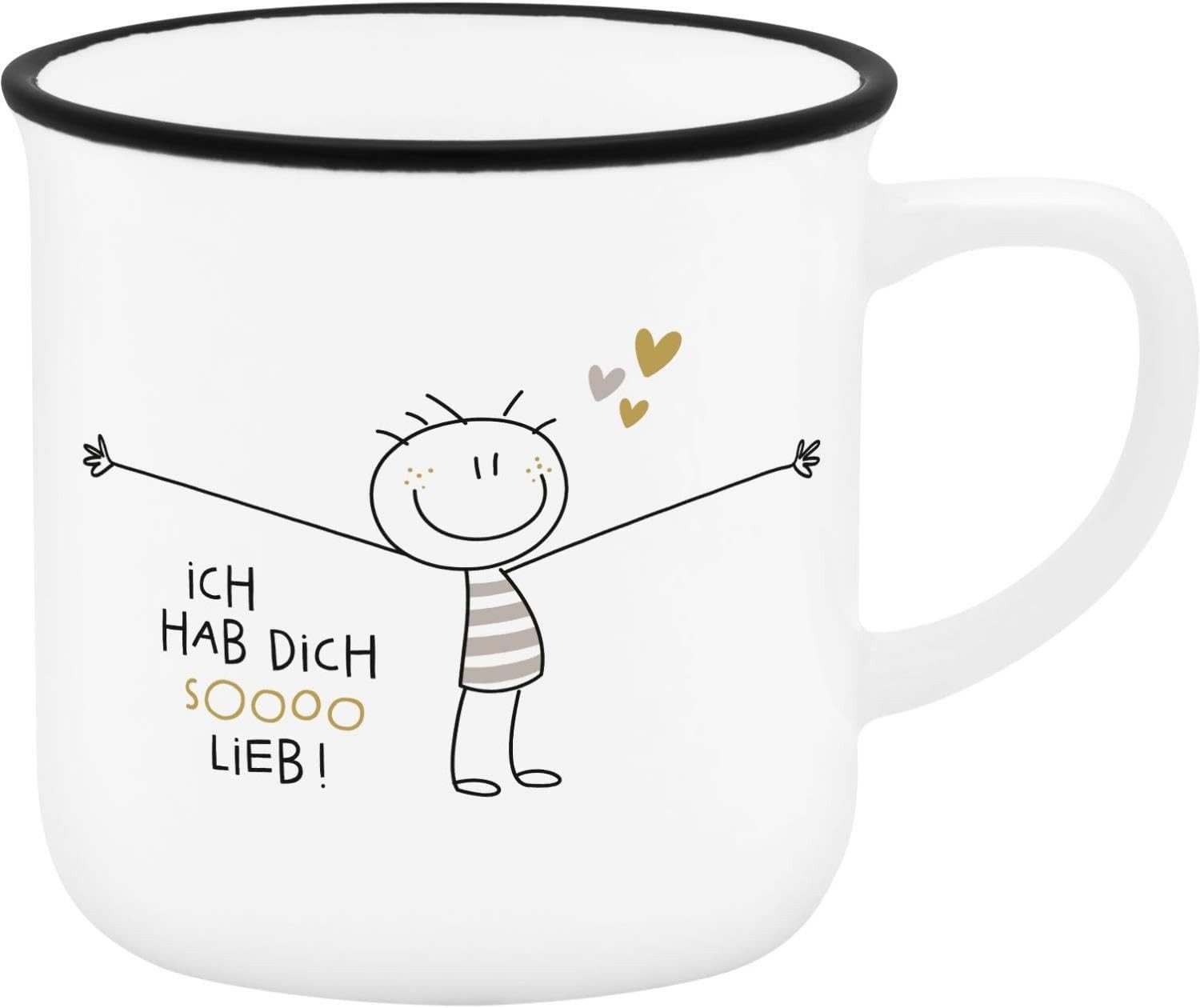 Sheepworld Tasse Espressotasse Espresso Kaffee Tasse 10 cl Geschenk Sheepworld HDSL, Porzellan