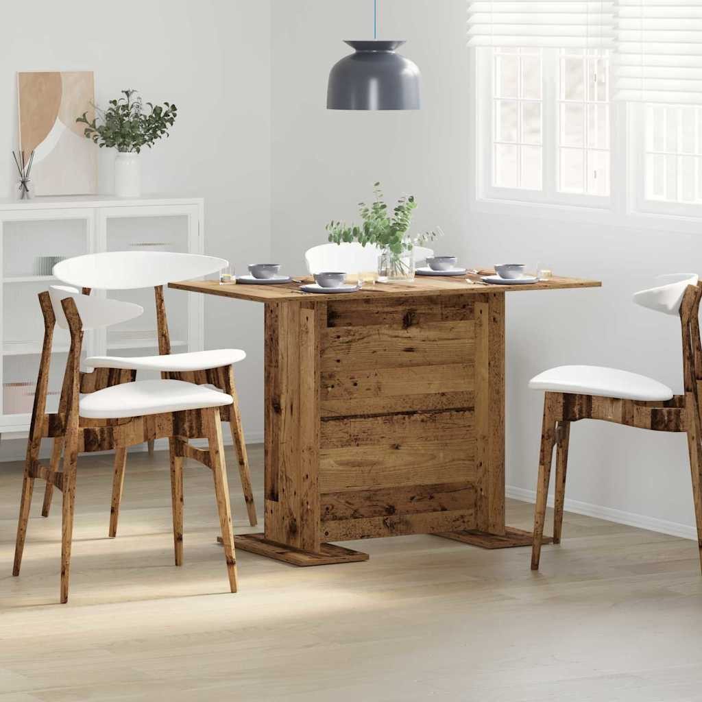 vidaXL Esstisch Esstisch 110 x 60 x 75 cm Holzwerkstoff Altholz Rechtwinklig (1-St)