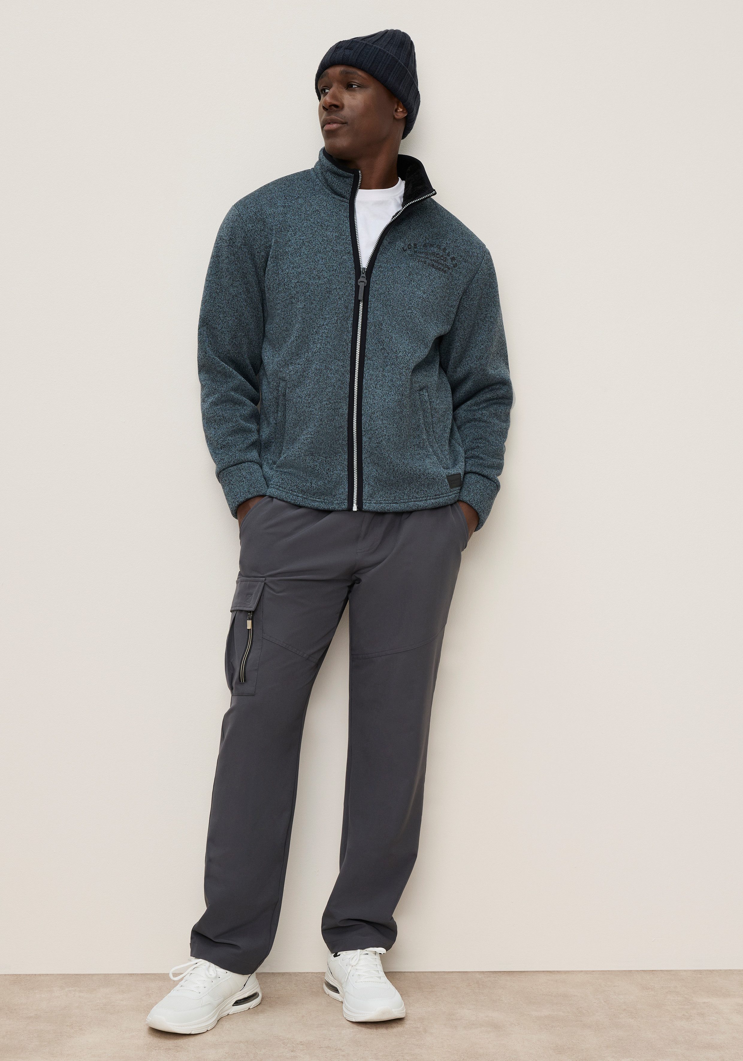 KangaROOS Strickfleecejacke innen mit Teddy Fell ideal für den Übergang – Bild 4 von 5