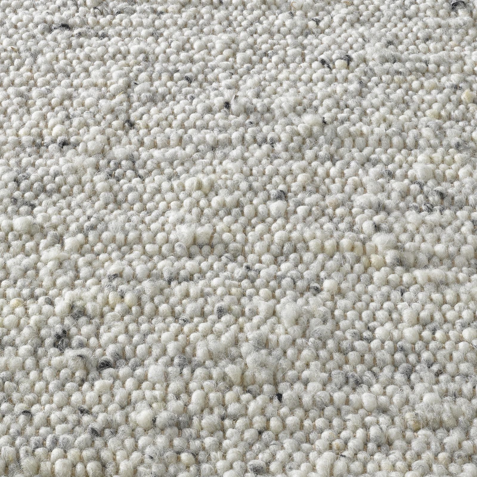 hellgrau Wollteppich TaraCarpet hell-grau Schurwolle cm mm, Schlafzimmer rechteckig, meliert TaraCarpet, Fjord, 060x120 10 Handwebteppich Höhe: Wohnzimmer