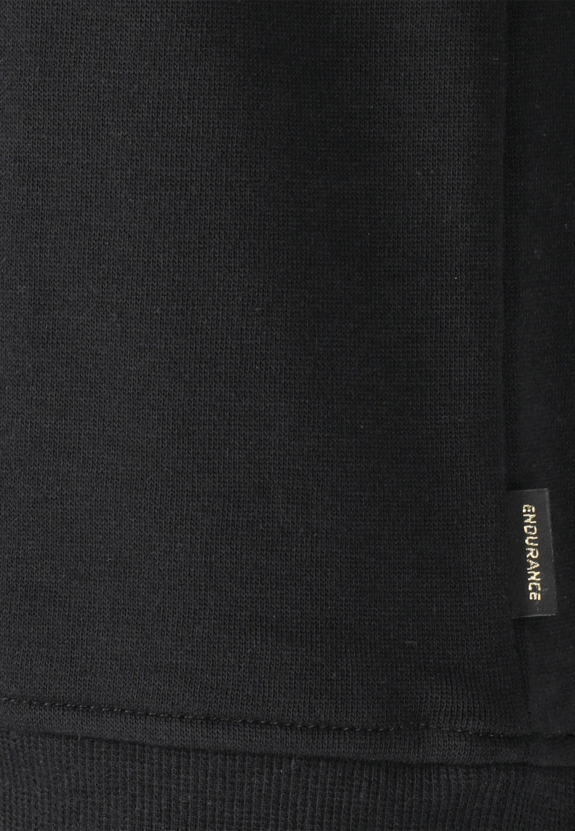 schwarz Baumwoll-Touch Bastini Sweatshirt mit ENDURANCE