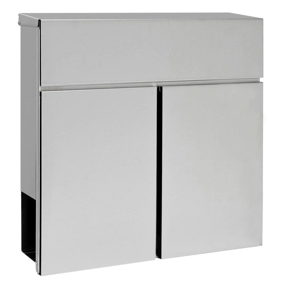 V2Aox Wandbriefkasten Edelstahl Modern Briefkasten Wandmontage günstig online kaufen