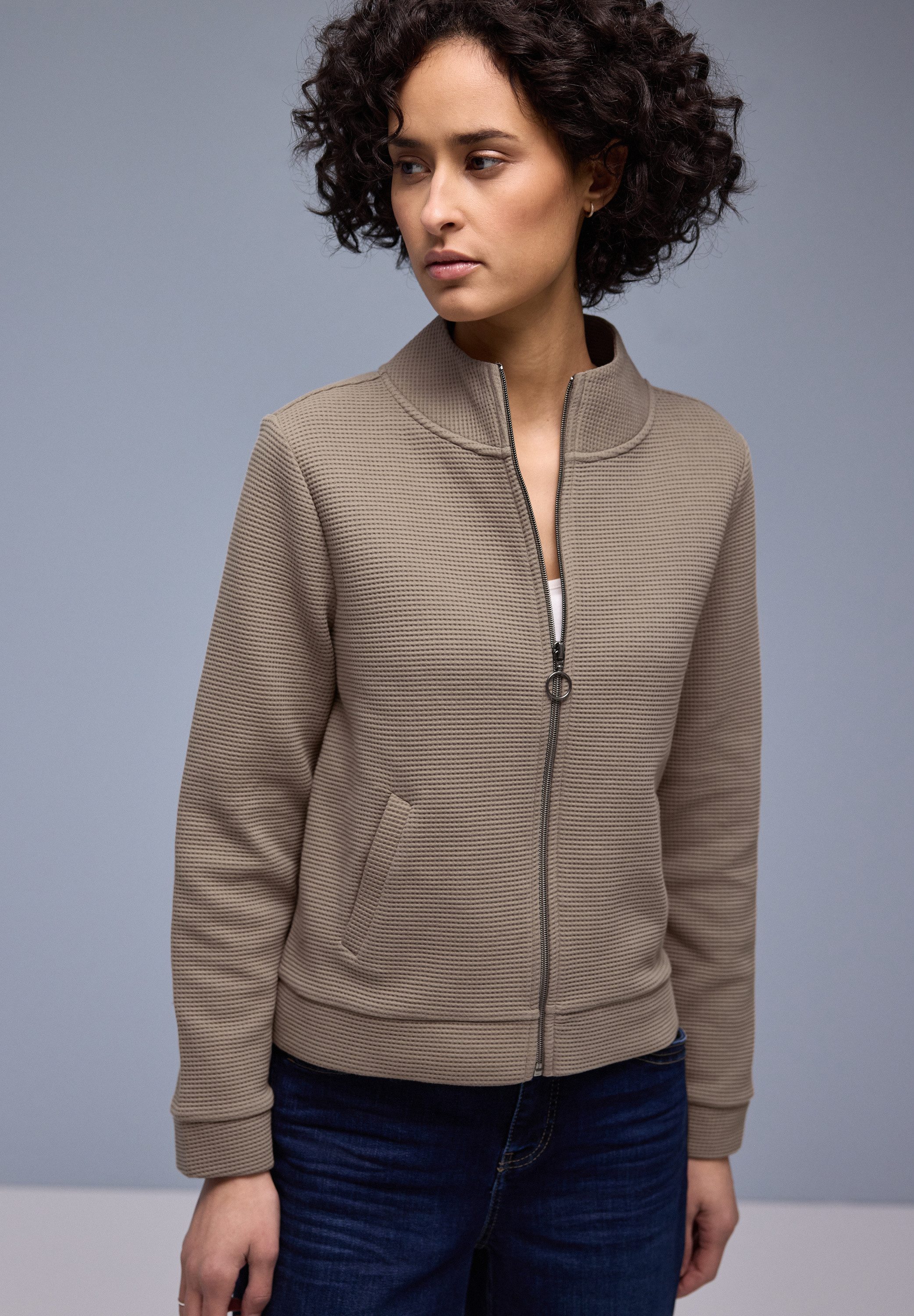 STREET ONE Sweatjacke mit Taschen günstig online kaufen