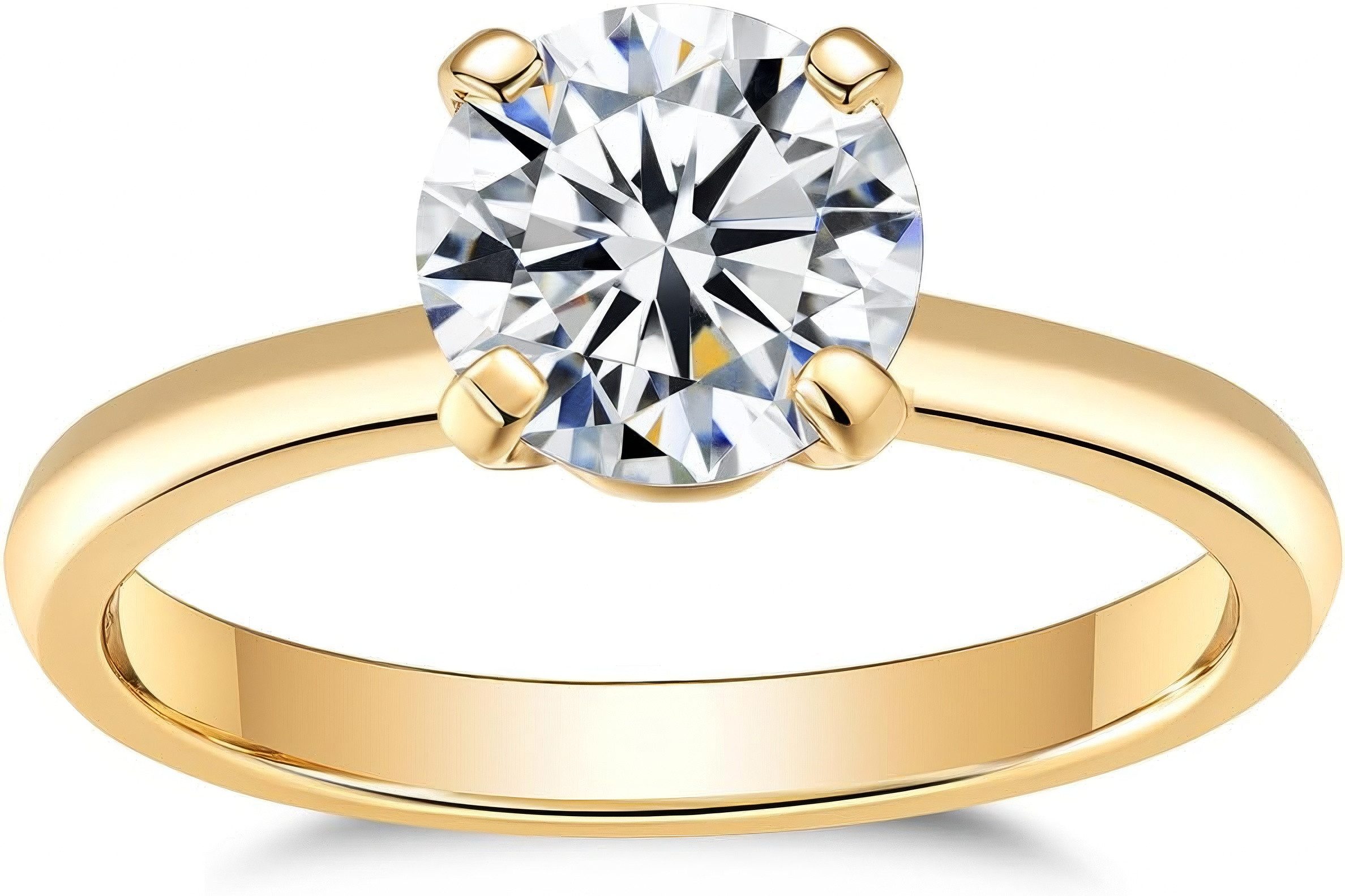 Jumpeak Diamantring Damen 585 Echtgold Ring, engagement ring, 1CT Lab-Zucht günstig online kaufen