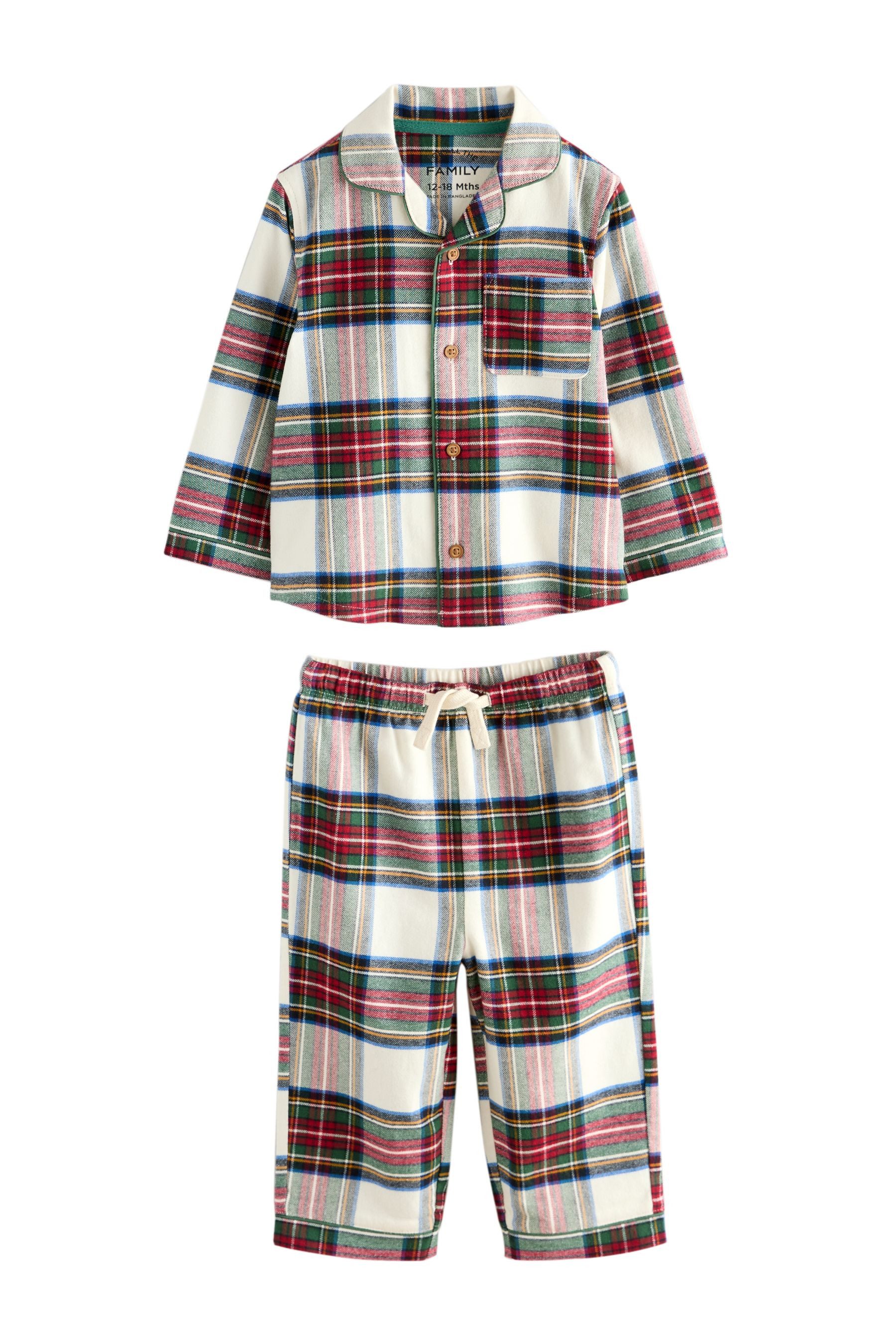 Next Pyjama Geknöpfter Schlafanzug, Familienkollektion (2 günstig online kaufen