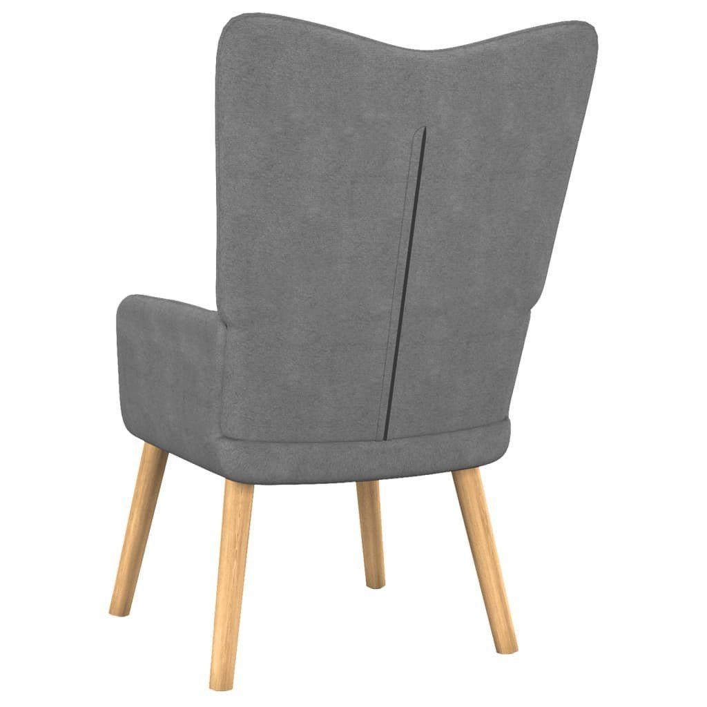 LETAN Hocker TV-Dunkelgrau Stoff Relaxsessel tinkaro mit Sessel